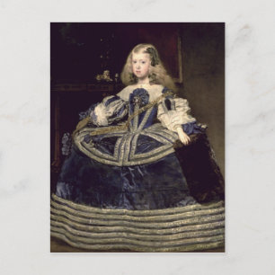 Infanta Margarita  in Blue, 1659 Postcard