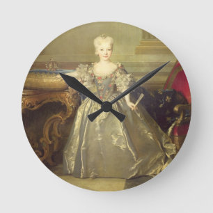 Infanta Maria Ana Victoria de Borbón, 1724 (oil o Round Clock