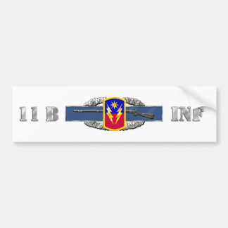 INFANTRY 11B 40th Infantry Brigade Combat T Bumper Sticker