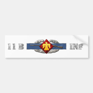 INFANTRY 11B 45th Infantry Brigade Combat Team Bumper Sticker