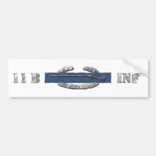 INFANTRY 11B BUMPER STICKER