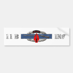 INFANTRY 11B USASOC BUMPER STICKER