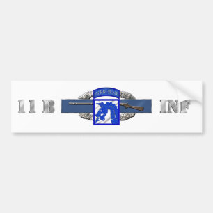 INFANTRY 11B XVIII 18th Airborne CORPS Bumper Sticker