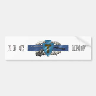 INFANTRY 11C 36th Infantry Division Bumper Sticker