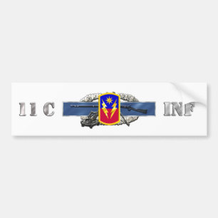 INFANTRY 11C 40th Infantry Brigade Combat Team Bumper Sticker