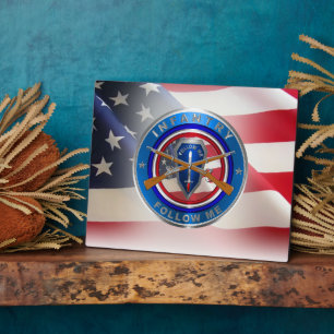 Infantry Army Veteran Plaque
