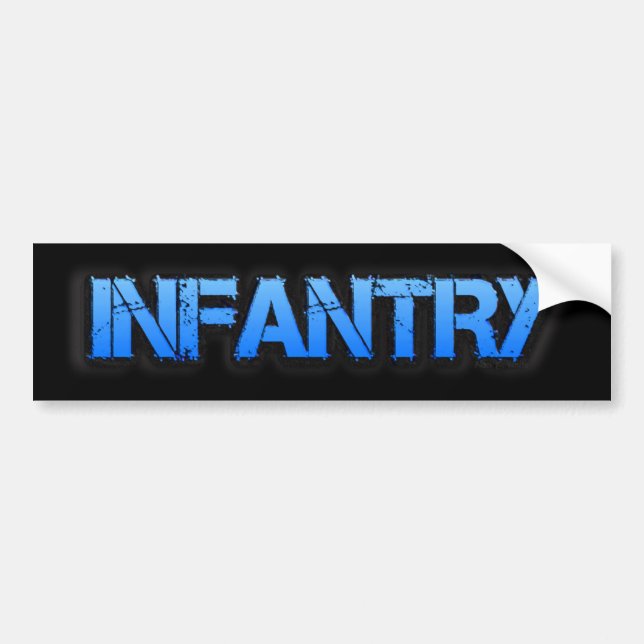 Infantry Bumper Sticker (Front)