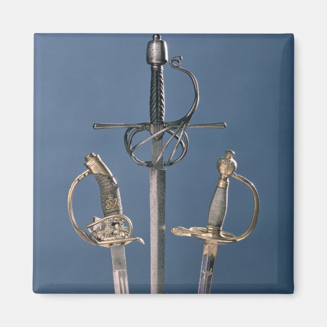 Infantry officer's sword magnet (Front)