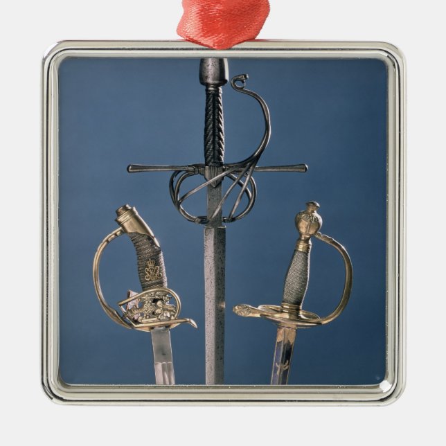 Infantry officer's sword metal tree decoration (Front)