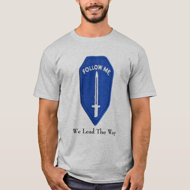 Infantry Patch And Quote - Customi... - Customised T-Shirt (Front)