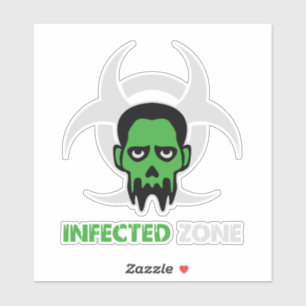 Infected Area Zombie Warning