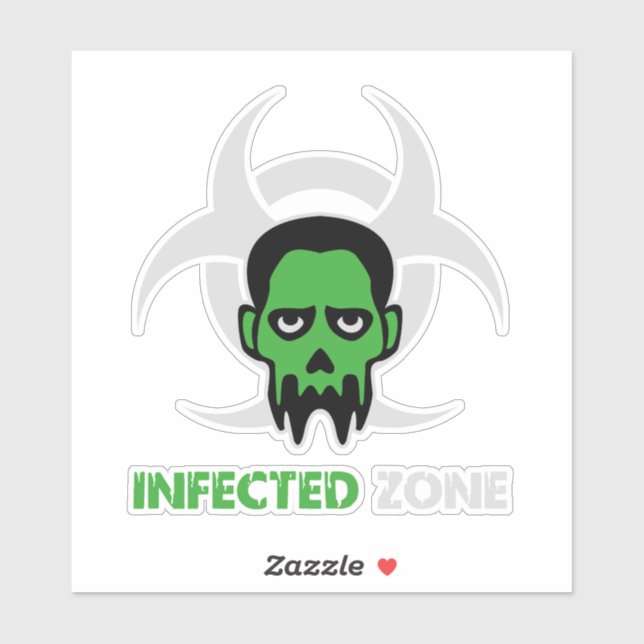 Infected Area Zombie Warning (Sheet)