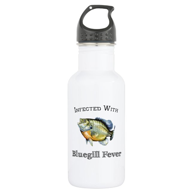 Infected With Bluegill Fever 532 Ml Water Bottle (Front)