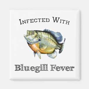 Infected With Bluegill Fever Magnet