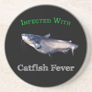 Infected With Catfish Fever Coaster