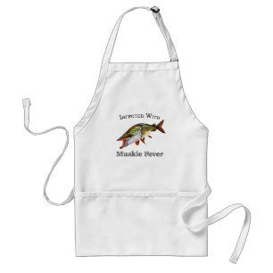Infected With Muskie Fever Standard Apron