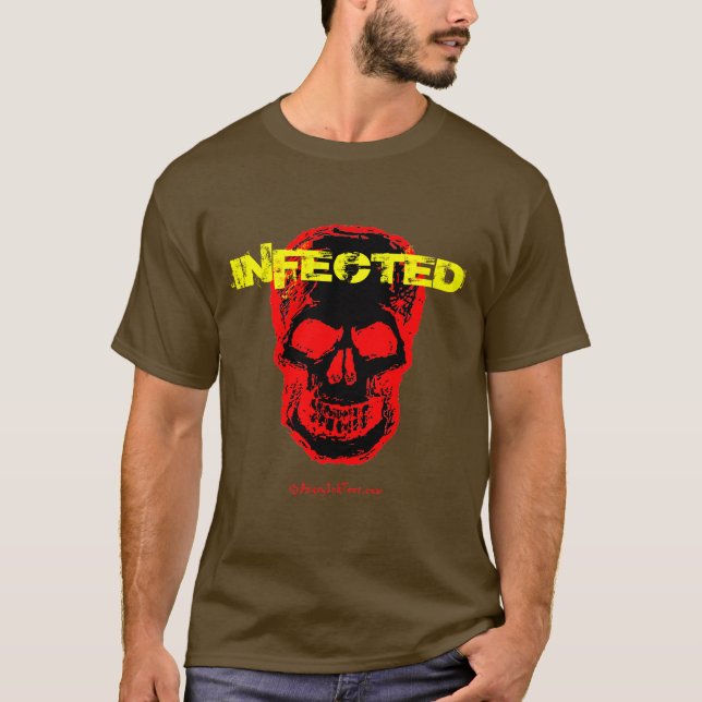 Infected Zombie T-shirt (Front)