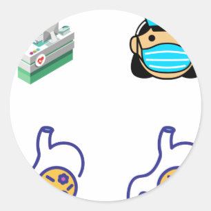 Infection Control Nurse Sticker Pack - Infection C