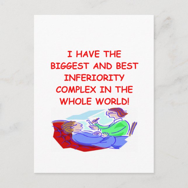 inferiority complex postcard (Front)