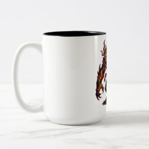 Infernal Behemoth Creature Two-Tone Coffee Mug