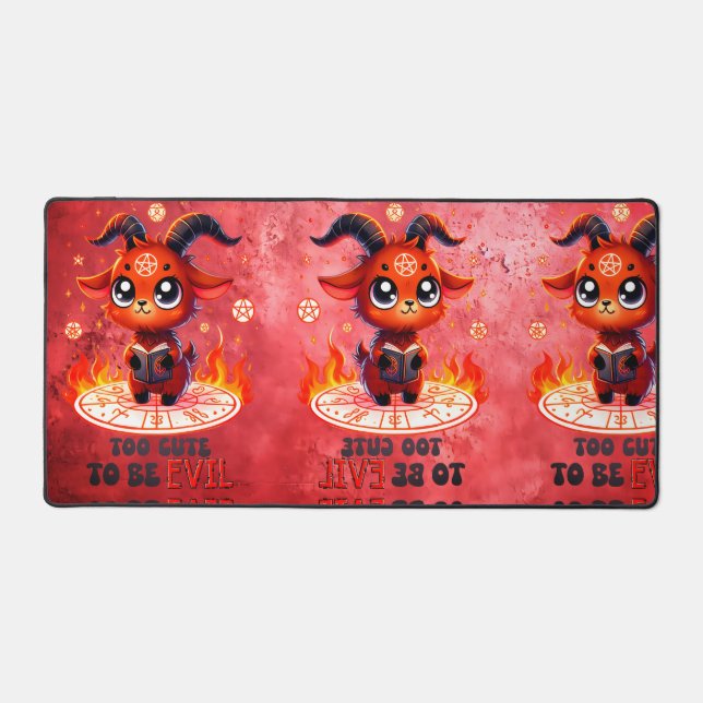 Infernal Cuteness Desk Mat (Front)