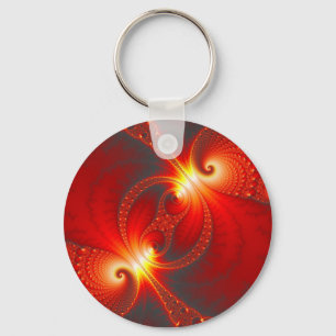 Infernal - Fractal Art Key Ring