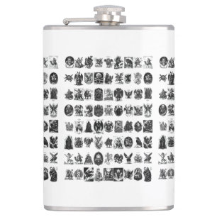 Infernal Icons The Gothic Goetia Collection Hip Flask
