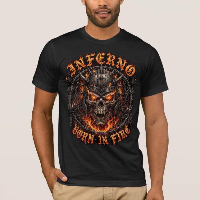 Inferno Born In Fire T-Shirt (Front)