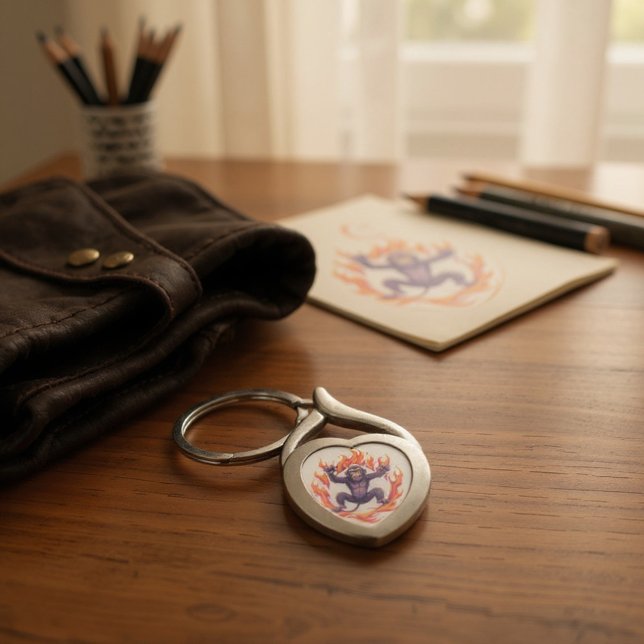 Inferno Monkey Key Ring (Creator Uploaded)