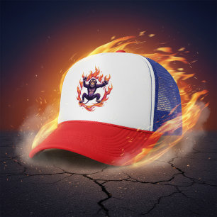 Inferno Monkey Trucker Hat