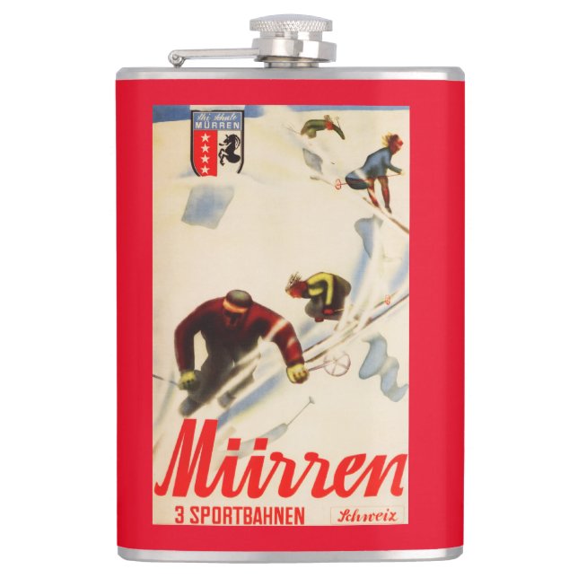 Inferno Races Promotional Poster Hip Flask (Front)