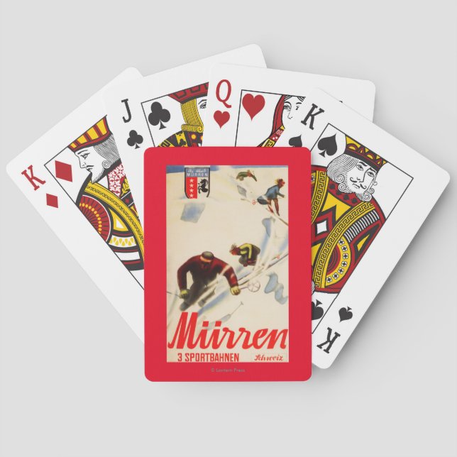 Inferno Races Promotional Poster Playing Cards (Back)