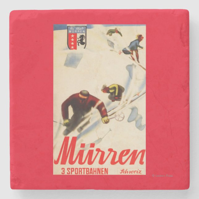 Inferno Races Promotional Poster Stone Coaster (Front)