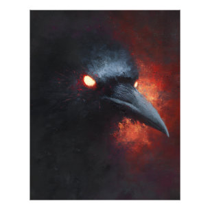 Inferno Raven Profile Photo Print