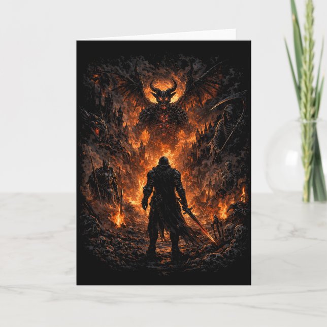 Inferno’s Gate Holiday Card (Front)