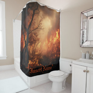 Inferno Shower Curtain