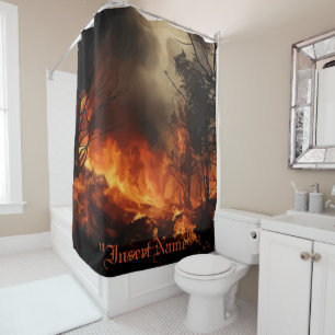 Inferno Shower Curtain