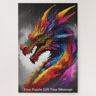 Inferno Spectrum: The Elemental Dragon Jigsaw Puzzle