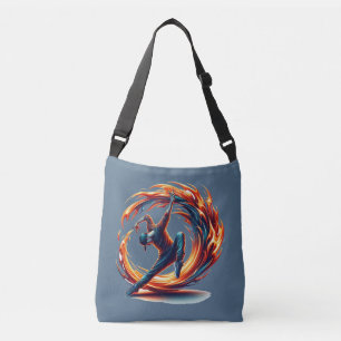 Inferno Spin - Ignite the spirit of Breakdance Crossbody Bag