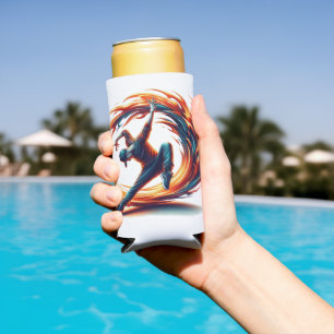 Inferno Spin - Ignite the spirit of Breakdance Seltzer Can Cooler