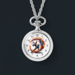 Inferno Spin - Ignite the spirit of Breakdance Watch<br><div class="desc">Bring the heat with our "Inferno Spin" design, an explosive display of breakdancing surrounded by wild flames. This vibrant graphic represents the pure energy and passion that burns in the heart of every dancer. Be inspired by the warmth of fire and show the world your burning enthusiasm for breakdancing. Whether...</div>