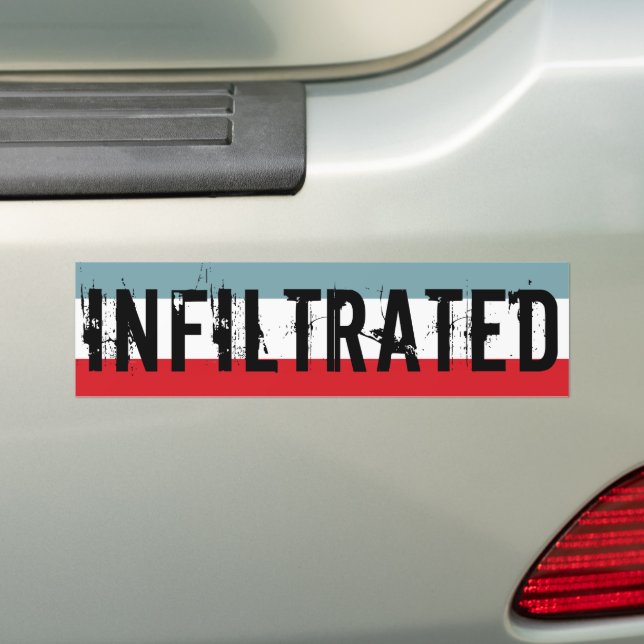 Infiltrated Bumper Sticker (On Car)