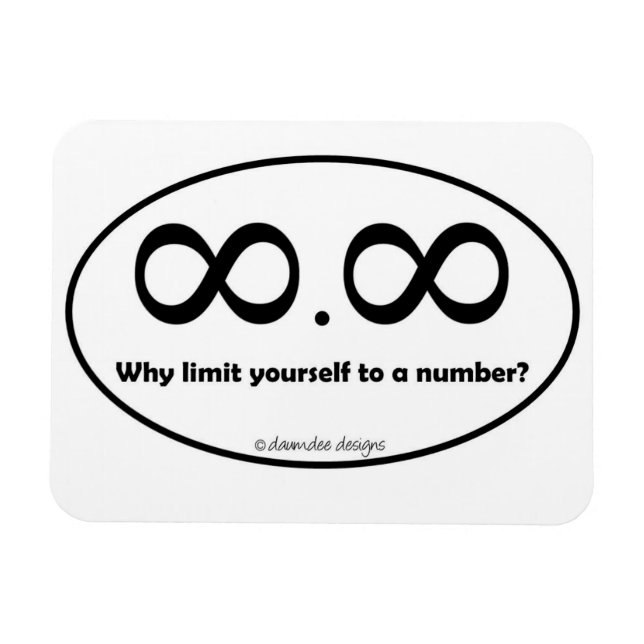 Infininity Dot Infinity Decal Magnet (Horizontal)
