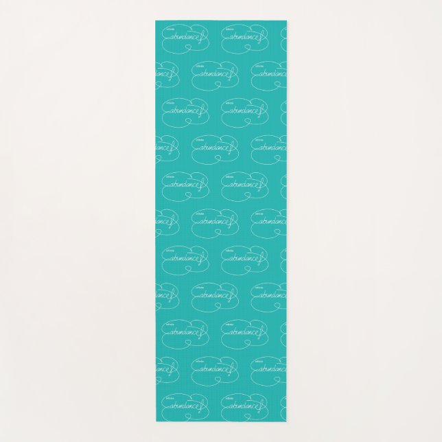 infinite ABUNDANCE - Bold CloudS - W Yoga Mat (Front)