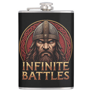 Infinite Battles  Hip Flask