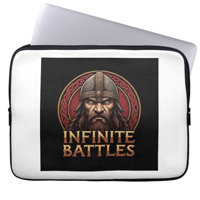 Infinite Battles  Laptop Sleeve (Front)