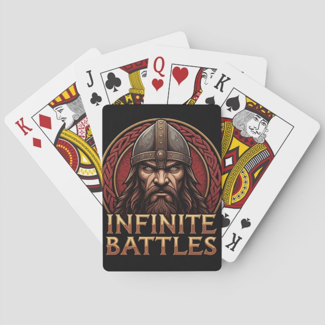 Infinite Battles  Playing Cards (Back)