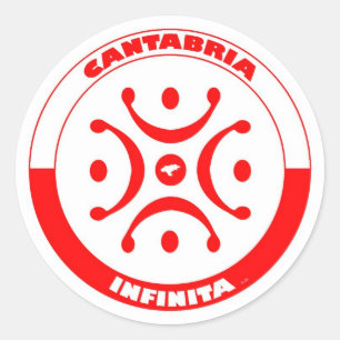 Infinite Cantabria 2012 Classic Round Sticker