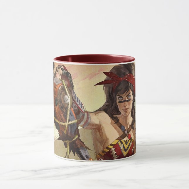Infinite Crisis Atomic Wonder Woman Illustration Mug (Center)