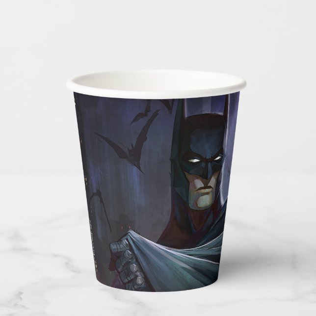 Infinite Crisis Batman Illustration Paper Cups (Front)